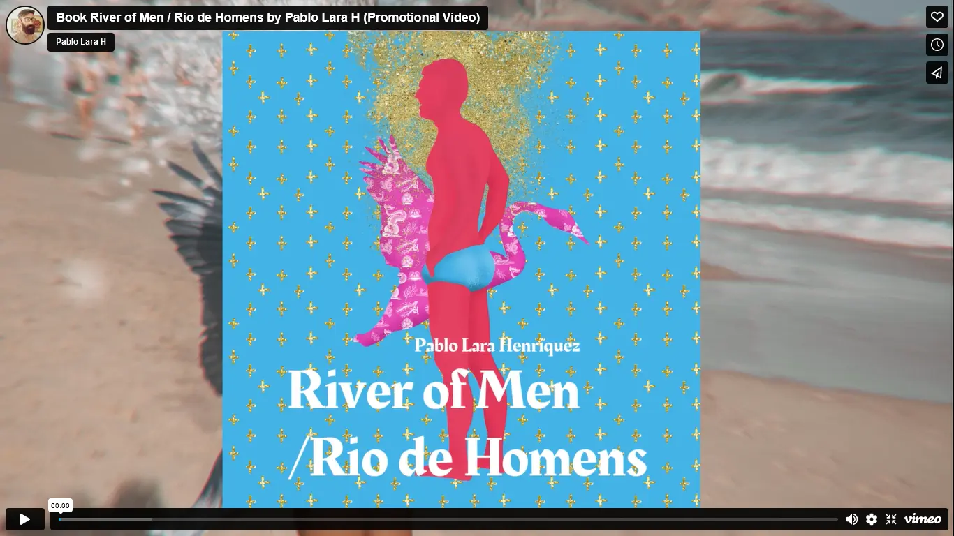 YouTube cover with book cover of River of Men